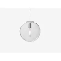 design house stockholm -   suspension luna transparent design verre